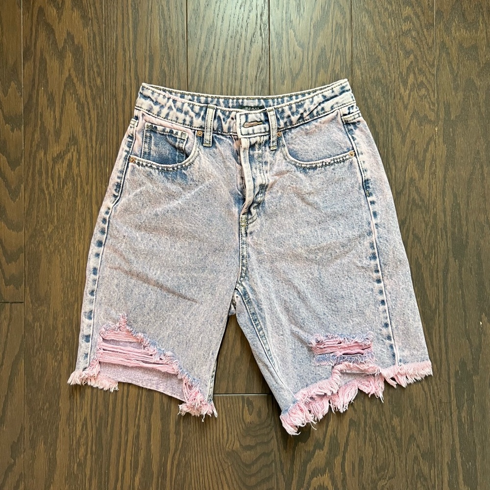 wild fable Pink Distressed Denim Jean Shorts